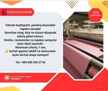 ən ucuz xalcalar: Pambıq Dəsmal — 1