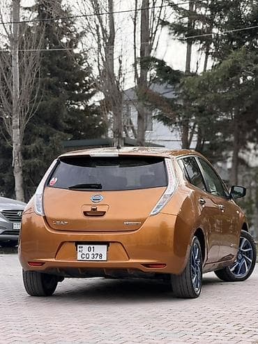 masin barter: Nissan Leaf elektrikli hetçbek Avtomobil ideal Veziyetdedir Bez — 3