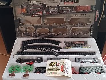 ev iwi: Uşaq üçün qatar oyuncağı dəsti – “Train Model, New Edition”, 33 hissə — 1