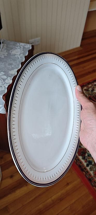 versace servis: Nahar dəsti, rəng - Ağ, Keramika — 3