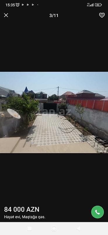 Maştağa qəsəbəsində həyət evi. - Geniş, tam yaşayış üçün nəzərdə bu — 3