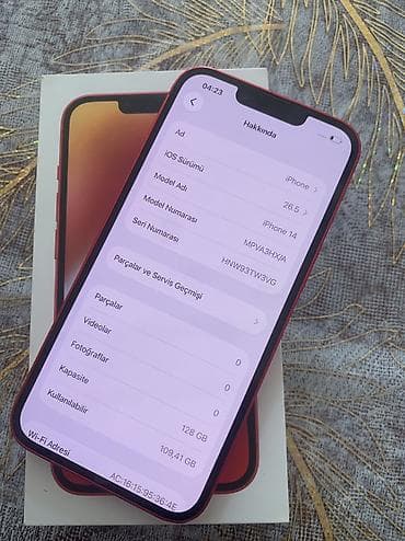 IPhone 14, 128 GB, Qırmızı, Face ID — 4