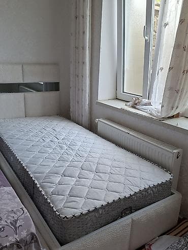 Çarpayılar: Qaldırılan baza ilə tək nəfərlik çarpayı və döşək dəsti - Ölçü — 5