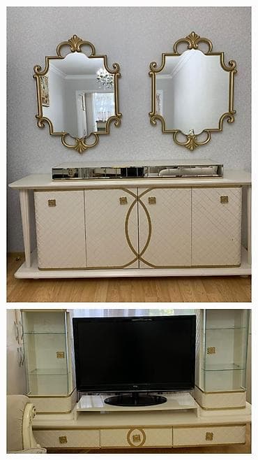 kamo: Kamod,tv stend ve televizor satilir hamisi birlikde 500azn.Televizor — 1
