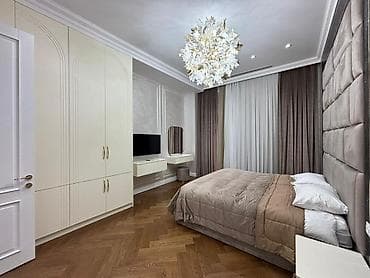 Mənzillər: İcarəyə verilir 4 otaqlı yeni tikili 165 m², Ağ şəhər q. Kateqoriya — 8