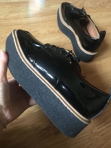 μοντγκομερι γυναικειο ζαρα: Tuflilər, Zara, Ölçü: 36.5, rəng - Qara, Yeni — 4