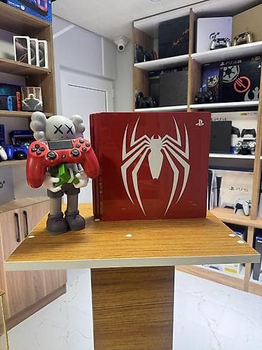 🎮 PlayStation 4 Pro Spider-man Edition Tam işlək vəziyyətdədir, bütün