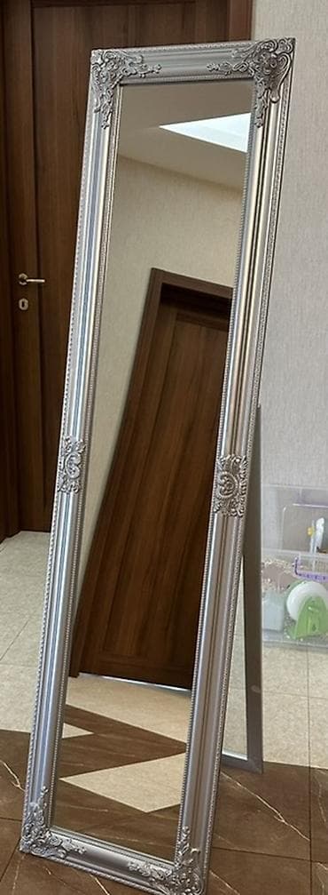 Güzgü Döşəmə üstü, Düzbucaqlı, Dekorativ, Çərçivə ilə — 1