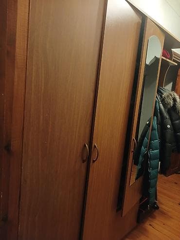 belarus mebelleri bakida: 2 qapılı, Güzgülü, Qəhvəyi, Digər material, Açılan, Düz dolab — 3