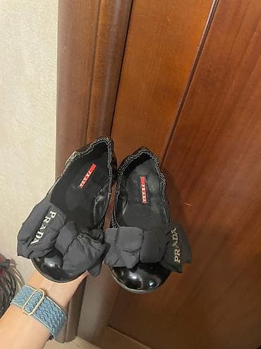 Baletkalar, Ölçü: 37, rəng - Qara, Yeni