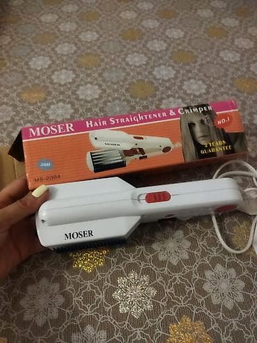 Moser Hair Straightener & Crimper (MS-2004) - 2-si 1-də: saç