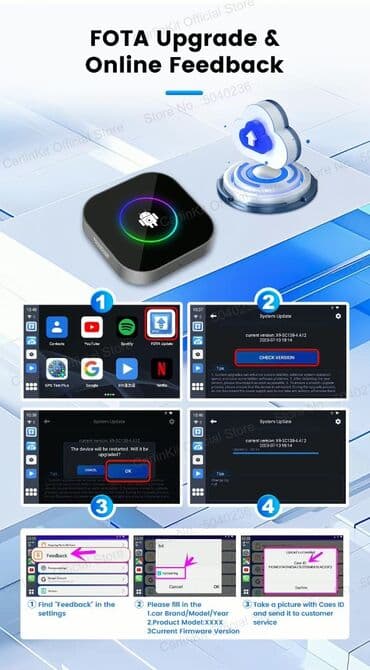 android avtomobil monitorları: Monitor, Cihaz paneli — 12