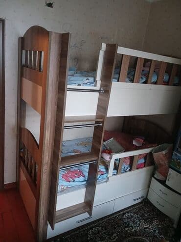 Oğlan və qız üçün, Çarpayı, Matrassız, Siyirməli, Laminat