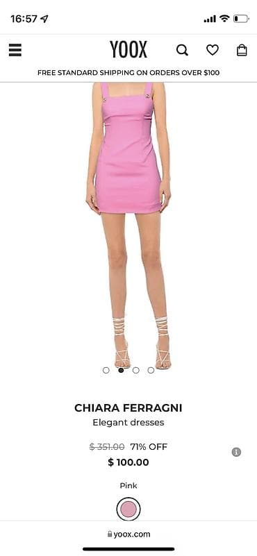 Chiara Ferragni mini don – çəhrayı - Model: Elegant dresses (mini — 3