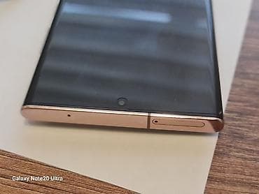 note 20 plus: Samsung Galaxy Note 20 Ultra, rəng - Qızılı, Simsiz şarj — 2