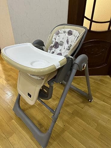 usaq ustolu: Uşaq yemək stulu – Turbey - Rəng: bej/krem və boz çalarlar - Geniş — 4