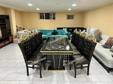 Для гостиной, Новый, Нераскладной, Овальный стол, 6 стульев — 5