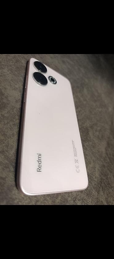 telfon: Redmi 13, 256 ГБ, цвет - Розовый, Сенсорный, Отпечаток пальца, Две SIM карты — 2