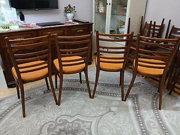 agac satilir: 4 ədəd təmiz fıstıq ağacından stul satılır. Çexoslavakiyanın qədimi — 7