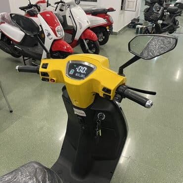 электроскутер купить в баку: Parlaq sarı rəngli şəhər skuterı Xüsusiyyətlər: - Elektrik skuter — 6