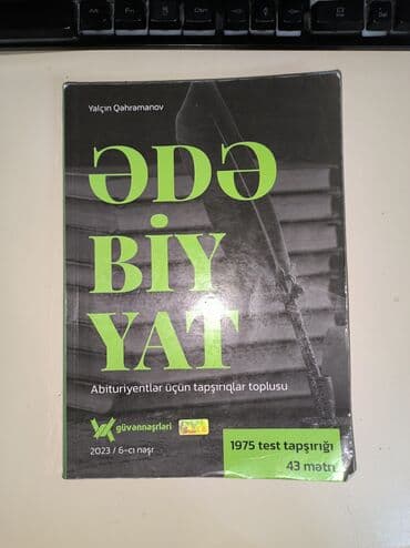 Testlər: Kitab təzə kimidir içi yazilmayib real aliciya cüzi endirim ederem