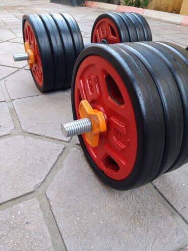 çeki daşları: Dəmir Qantellər, Çəki: 40 kq, Yeni — 7