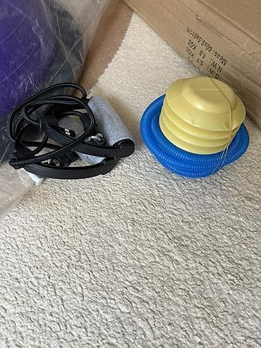 blu ray disk: Bosu tipli balans trenajoru – bənövşəyi yarımkürə fitnes platforması — 3