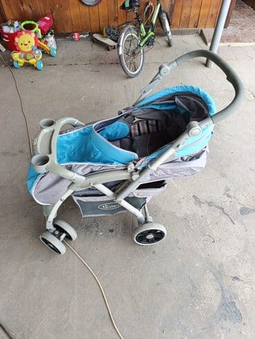 прогулочная коляска: Классическая прогулочная коляска, Б/у, Самовывоз — 5