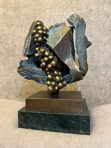 Купюры: Bürünc heykəl – abstrakt kompozisiya - Material: bürünc döküm — 2