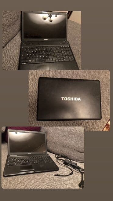 ucuz kserokopiya: Toshiba noutbuk - Marka: Toshiba - Korpus: qara rəng, üst qapaqda — 1
