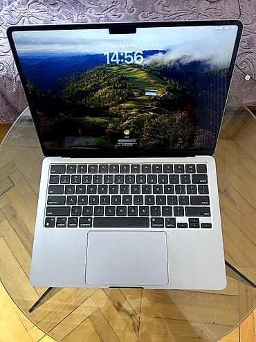 apple ipad 4: Apple MacBook Air 13.6" (M2) – Gümüş rəng - Az işlənmiş - Batereya — 1