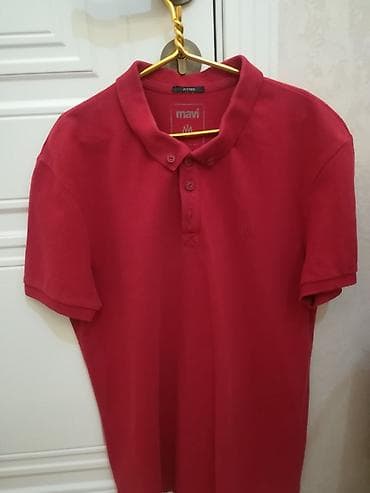 malamerka nədir: Futbolka, Massimo Dutti, L, rəng - Qırmızı — 2