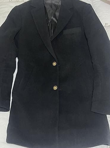 qizil sepler 2021: Kişi üçün qara rəngli palto/Yenidir uzun blezer kişi üçün - Klassik — 2