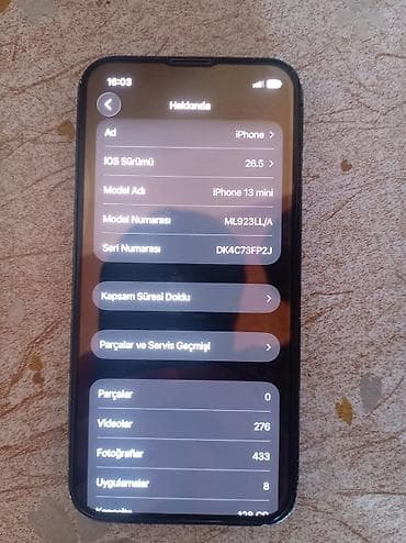 iphone 12 128 ikinci el: IPhone 13 mini, 128 GB, Qara, Face ID — 4