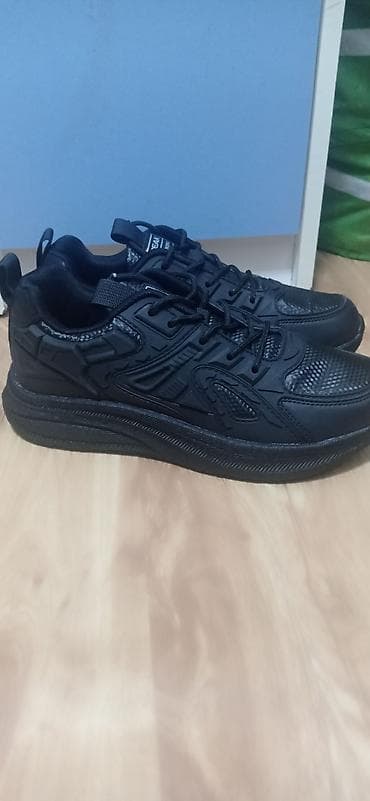 idman ayaqqabı: Qara idman ayaqqabısı – CEAK Running - Rəng: tam qara - Daxili — 3