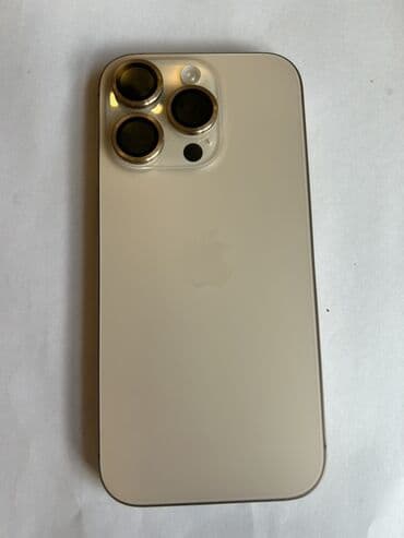 apple 16 pro max qiymeti: IPhone 16 Pro, 256 GB, Qızılı, Face ID — 2