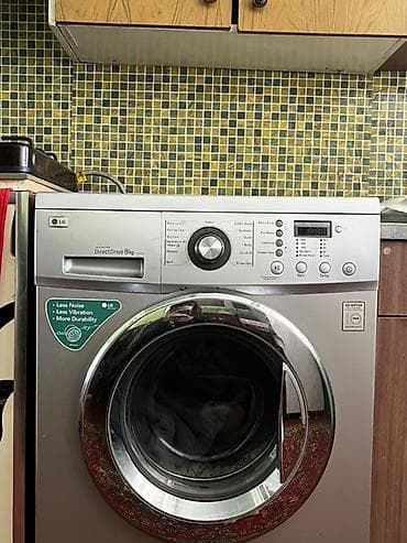 pitminutka kreditle: Paltaryuyan maşın LG, 8 kq, İşlənmiş, Avtomat, Qurutmasız, Kredit yoxdur, Ünvandan götürmə — 2