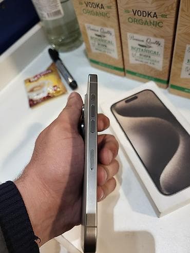 iphone 15 pro replika: IPhone 15 Pro, 128 GB, Natural Titanium, Face ID — 2