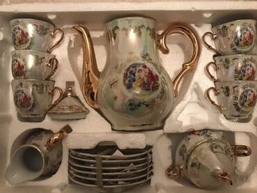 6 струнная укулеле: Qəhvə dəsti, 6 nəfərlik, Çexiya — 1