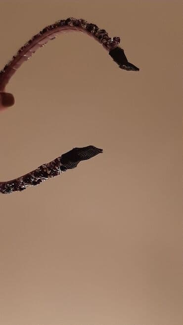 Bijuteriya dəstləri: Bəzəkli saç çənbəri (tac) - Rənglər: tünd bənövşəyi, qəhvəyi və — 2