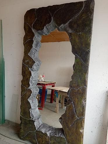 Вазы: Зеркало Настенное, Прямоугольник, Декоративное, С рамой — 1