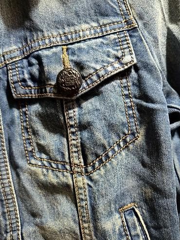 cins pencey: Cins gödəkcə – “Wild wash finishing” - Material: 100% denim (pambıq) — 3