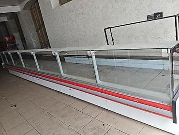 Uzan tipli soyuducu vitrin Vitrin soyuducudur, 5 metrdi,15 minə alınıb — 1