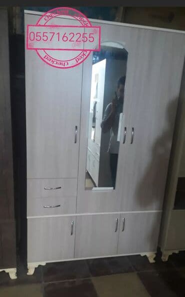 dsp satışı: Düz dolab, Qonaq otağı üçün, Dəhliz üçün, Yataq otağı üçün, Paltar üçün, Açılan, Quraşdırıla bilən, 3 qapılı — 6