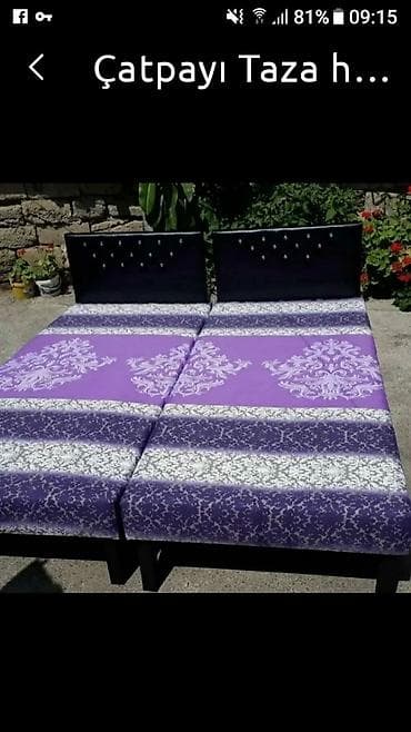 Çarpayı taza hazırı var