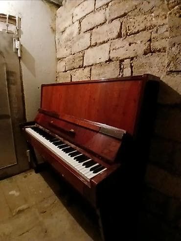 elektro pianino: Şaquli pianino - Korpus: tünd qəhvəyi taxta finiş, klassik düz — 1