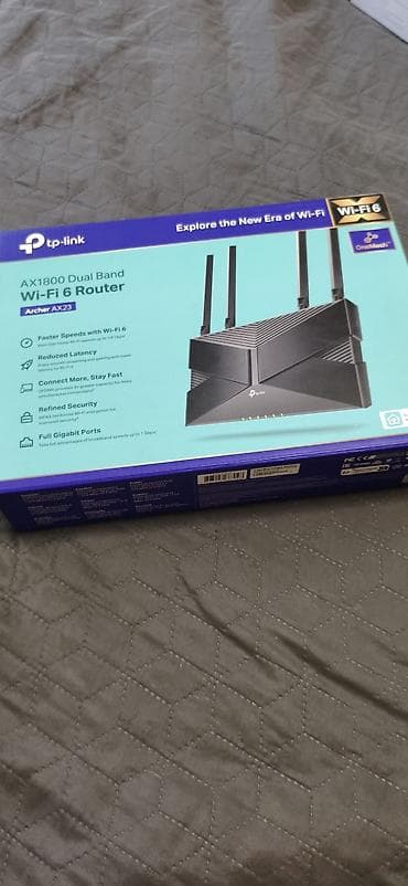 TP-Link Archer AX23 Wi‑Fi 6 router (AX1800, Dual Band) - Wi‑Fi 6 — 1