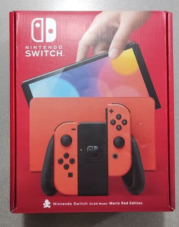 poye sviç: Nintendo switch oled mario red edition. Originaldır, yenidir. 🔥TAKSİT — 1