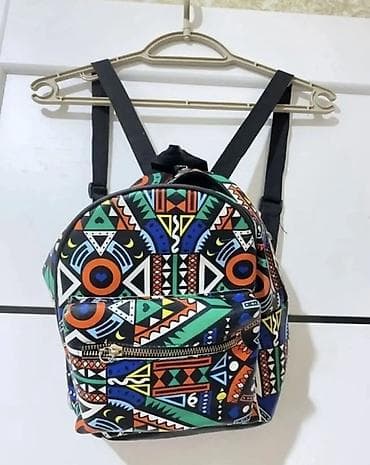 Uşaq üçün Rəngarəng naxışlı mini bel çantası (backpack) - Dizayn — 1