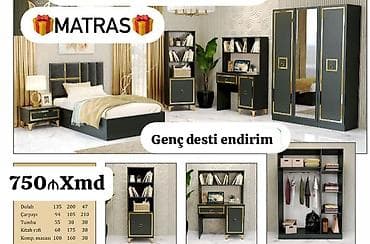 taxta komod: Oğlan və qız üçün, Yeni, 2 tumba, Dolab, Komod — 4